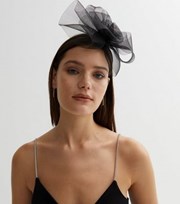 New Look Black Flower Fascinator Headband
